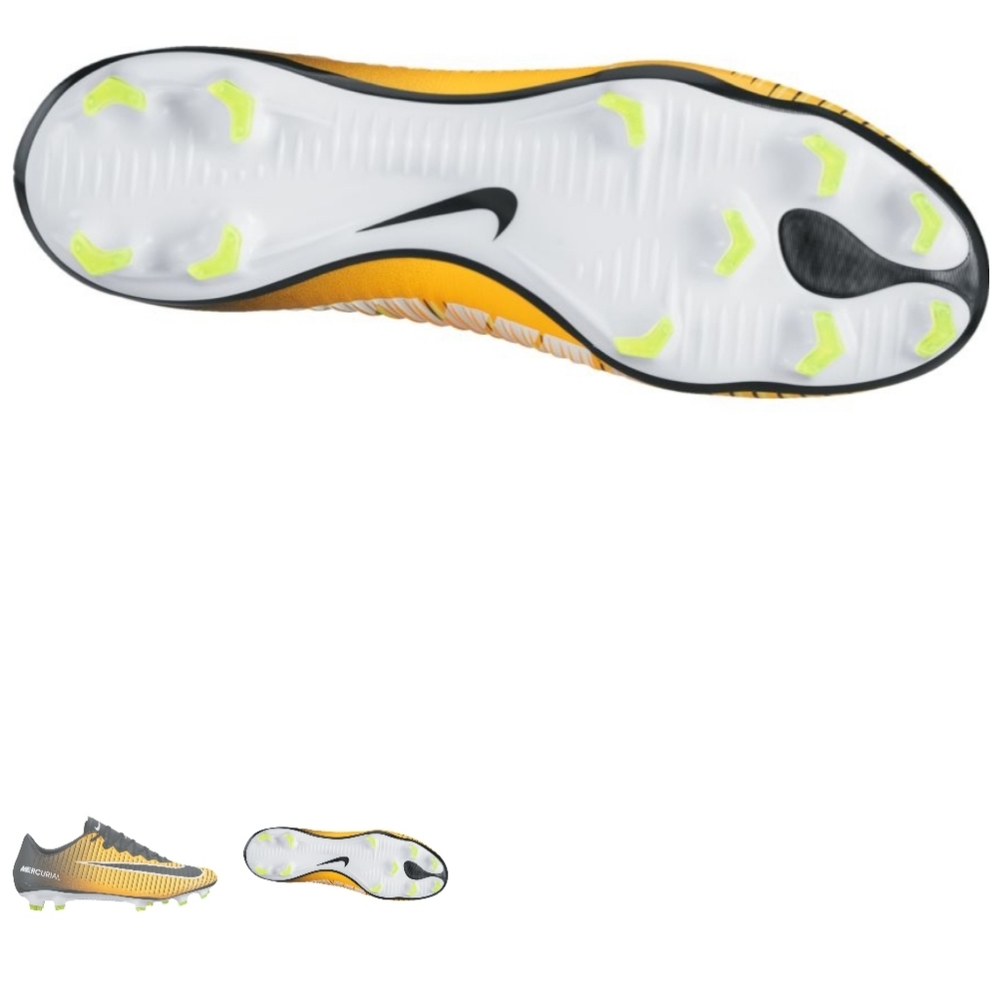 Nike Merurial Vapor XI FG soccer cleat orange - Picture 3 of 4